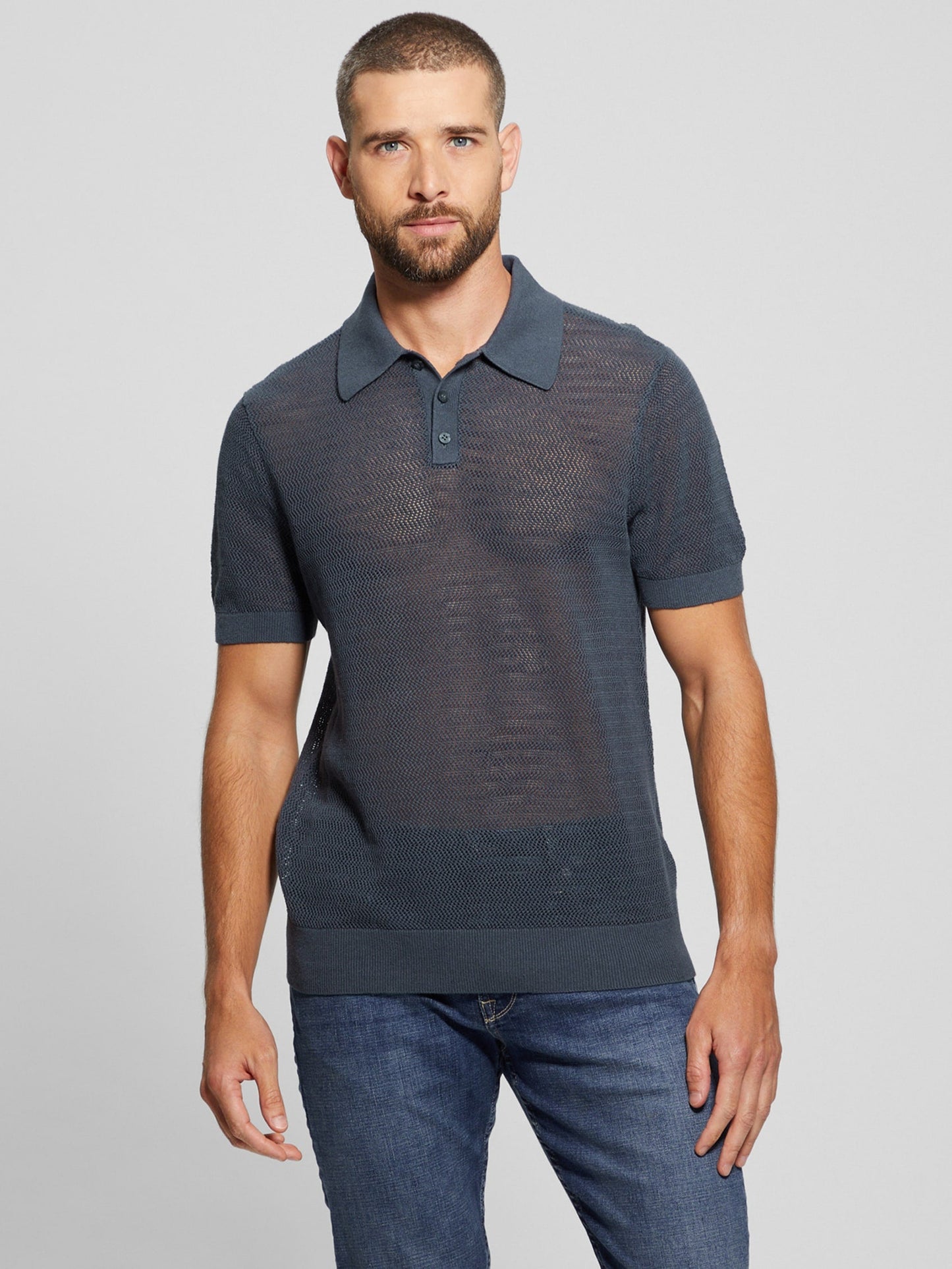 SS OPEN HERRINGBONE ERIC POLO