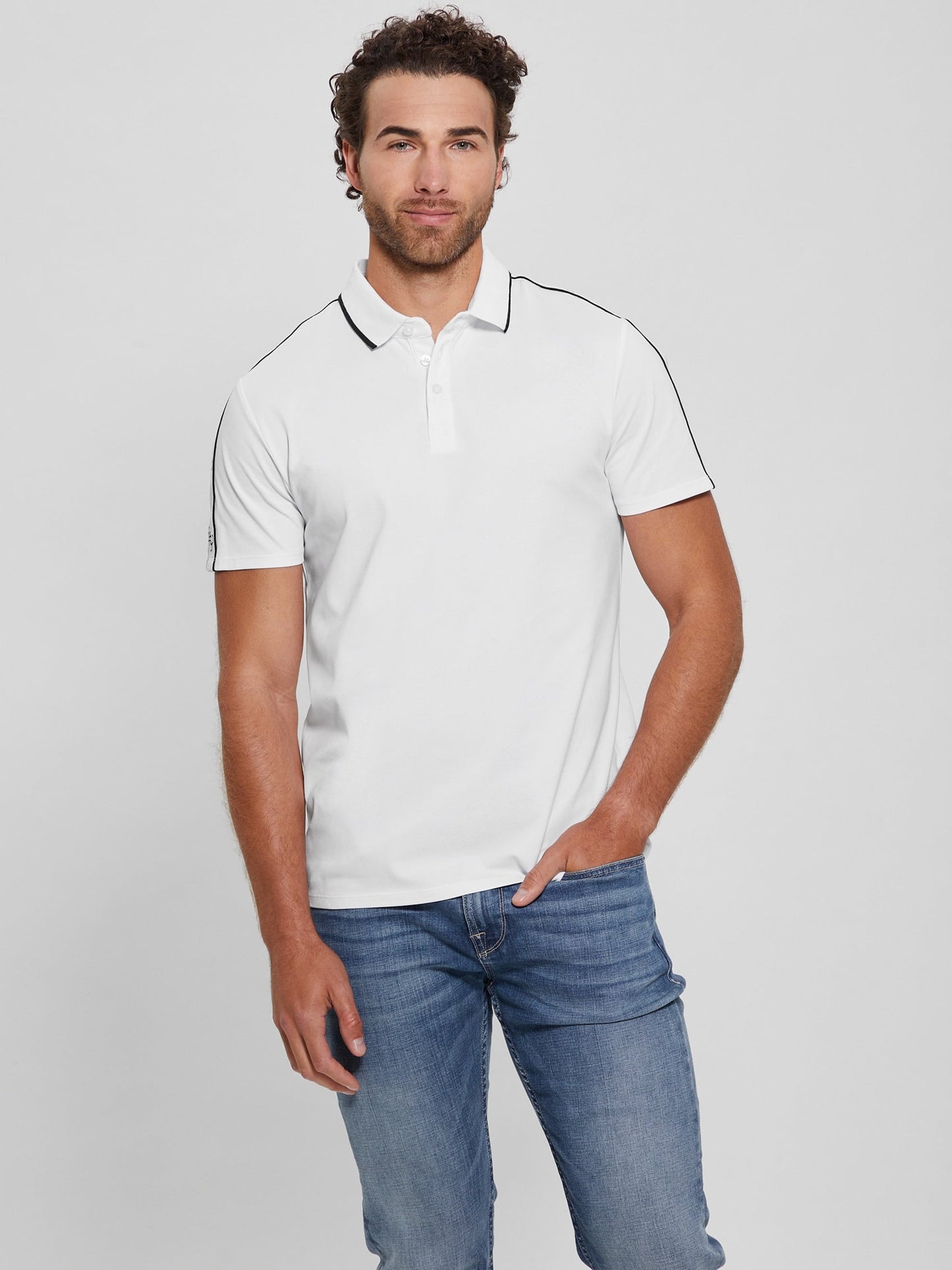 SS GUESS QUATTRO G TAPE POLO