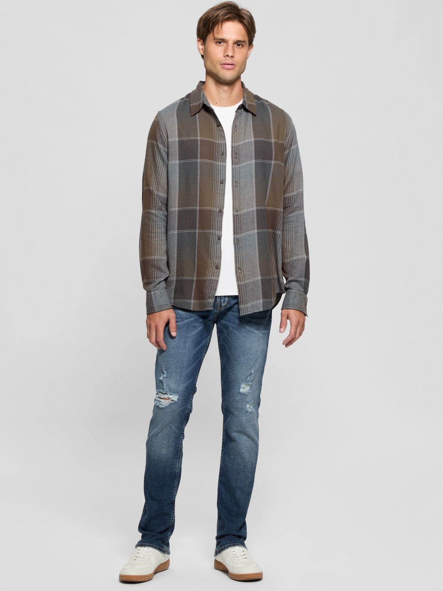 LS NOAH PLAID SHIRT