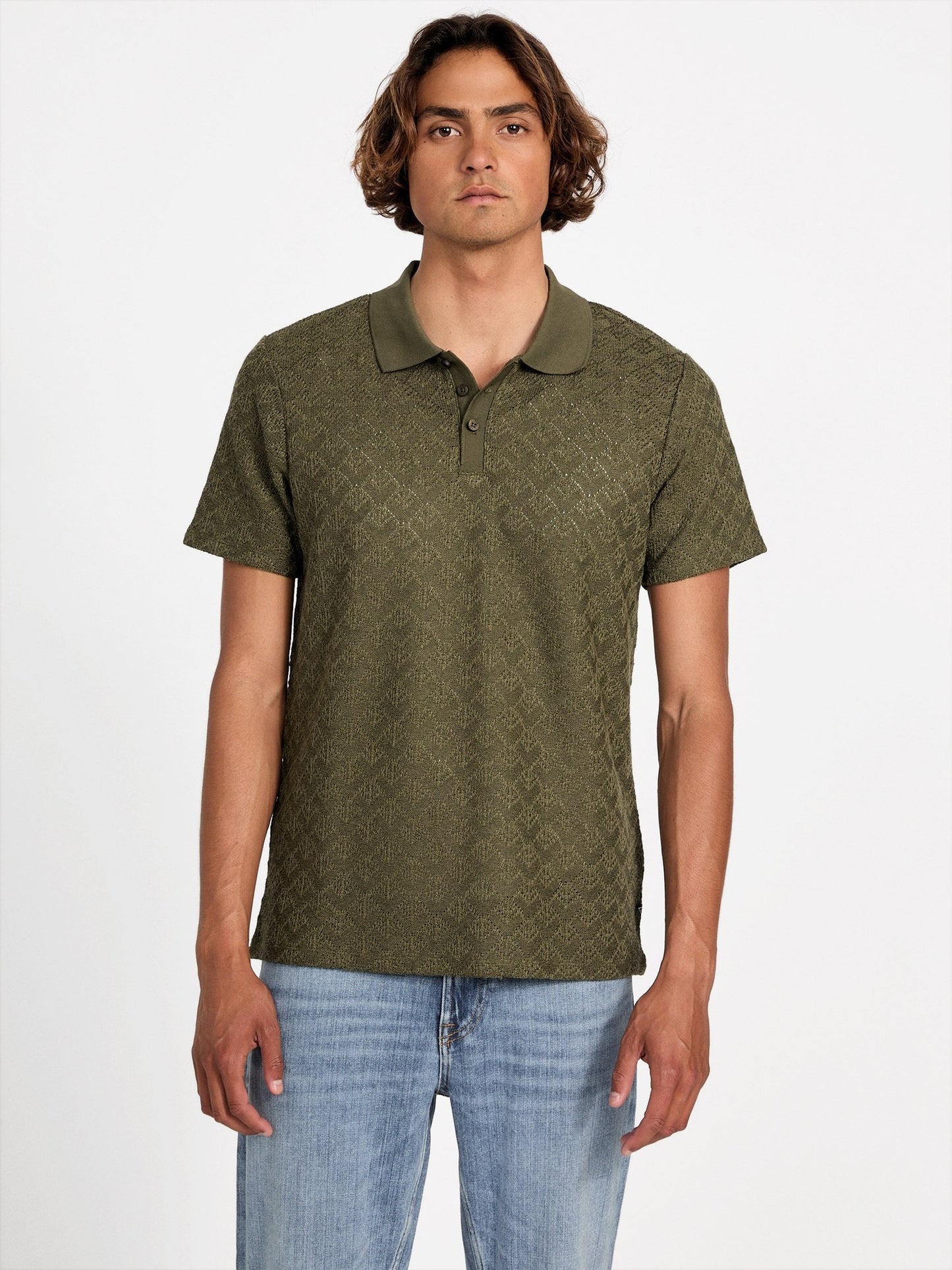SS LOGAN KNIT POLO