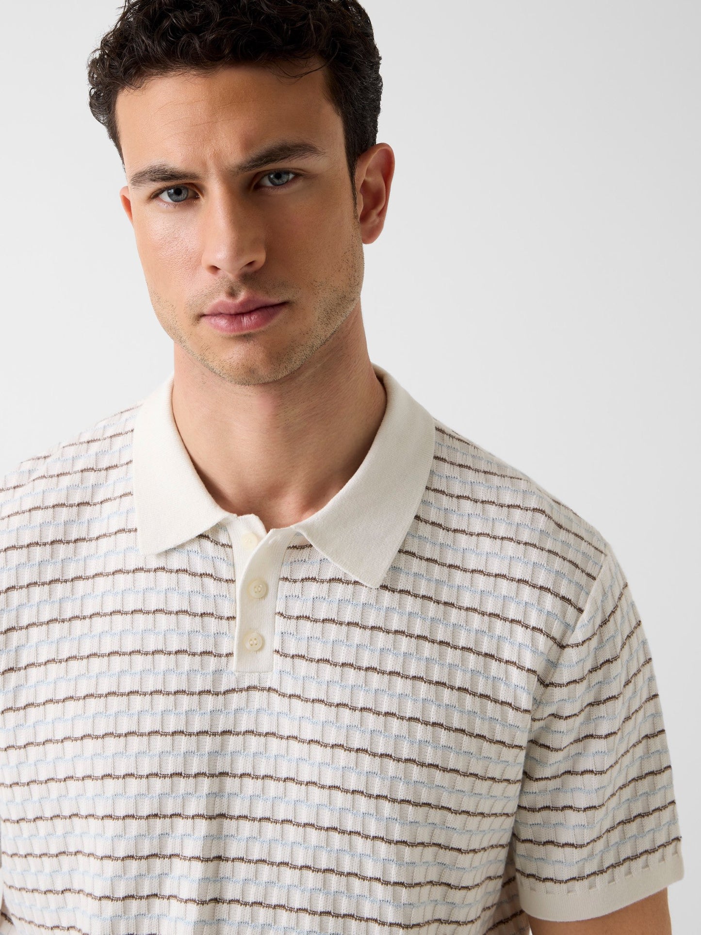 SS CHECKERED STRIPE