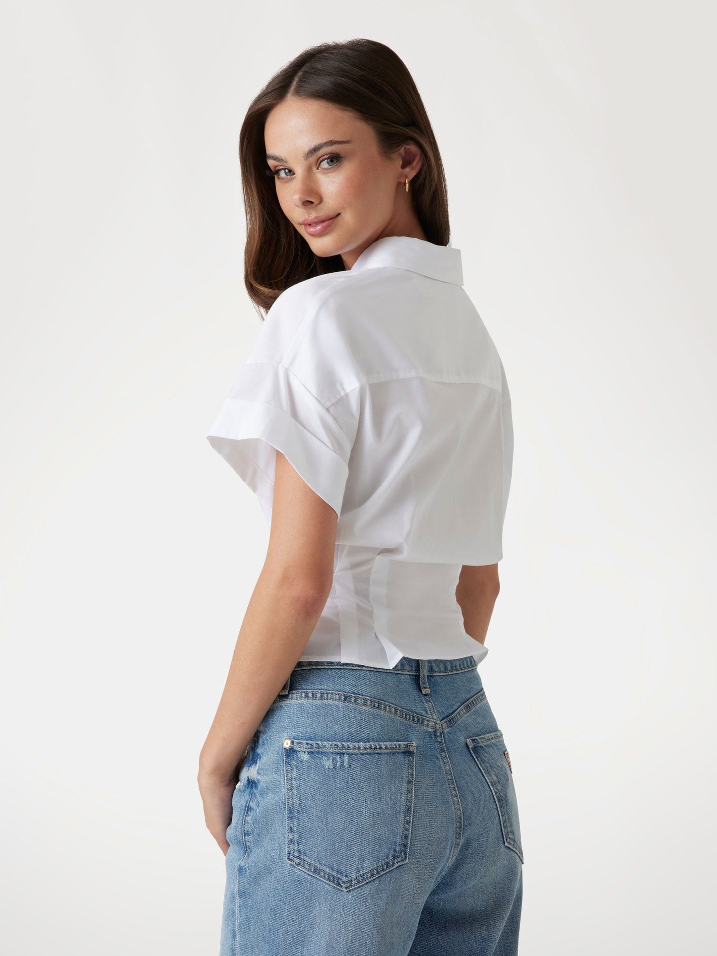 SS JULIE TIE FRONT T