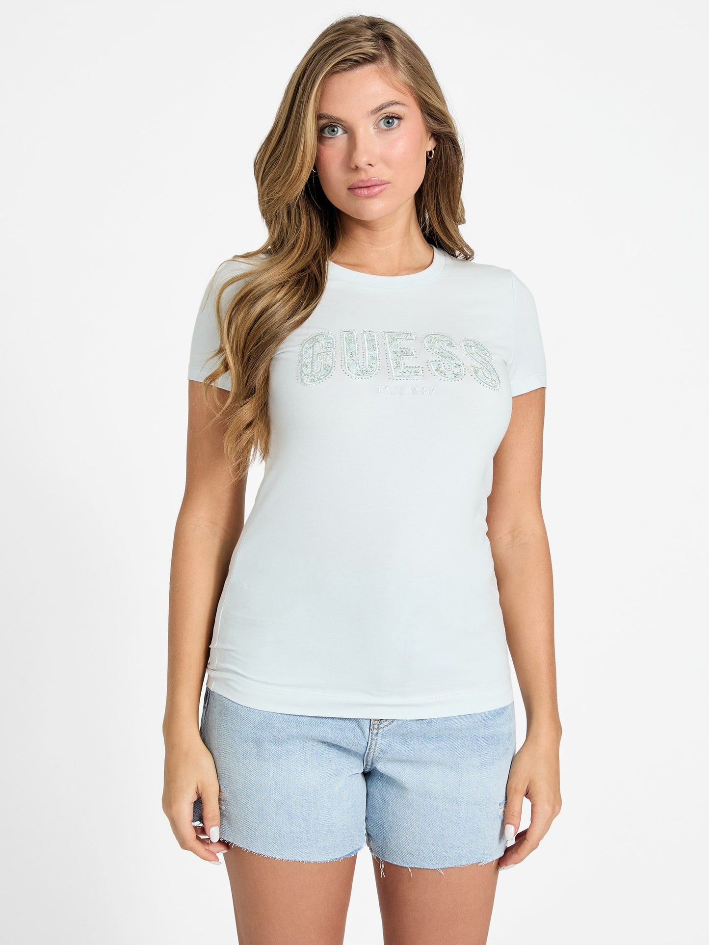 CN SS LOGO LACE TEE
