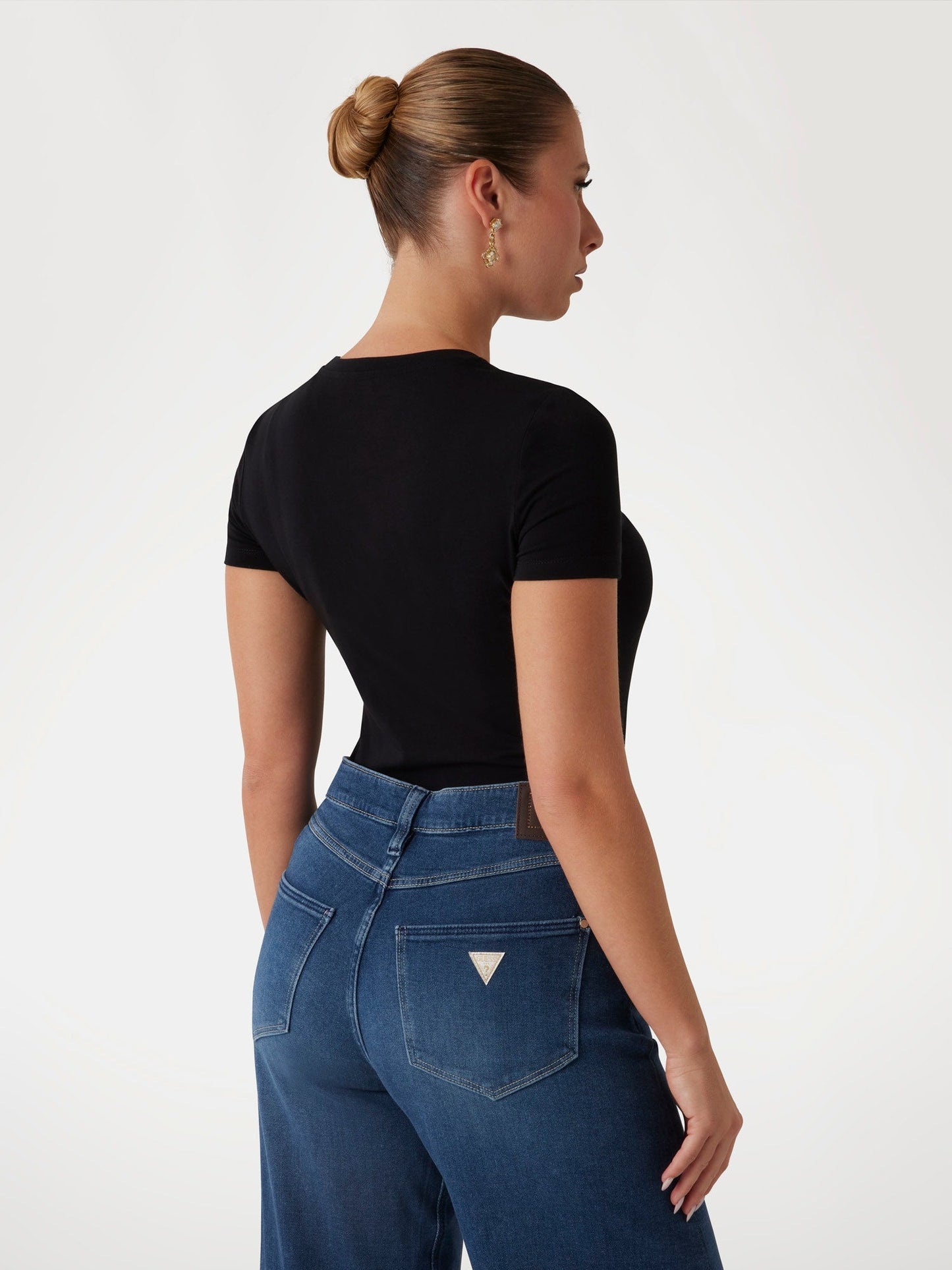 CN SS LOGO LACE TEE