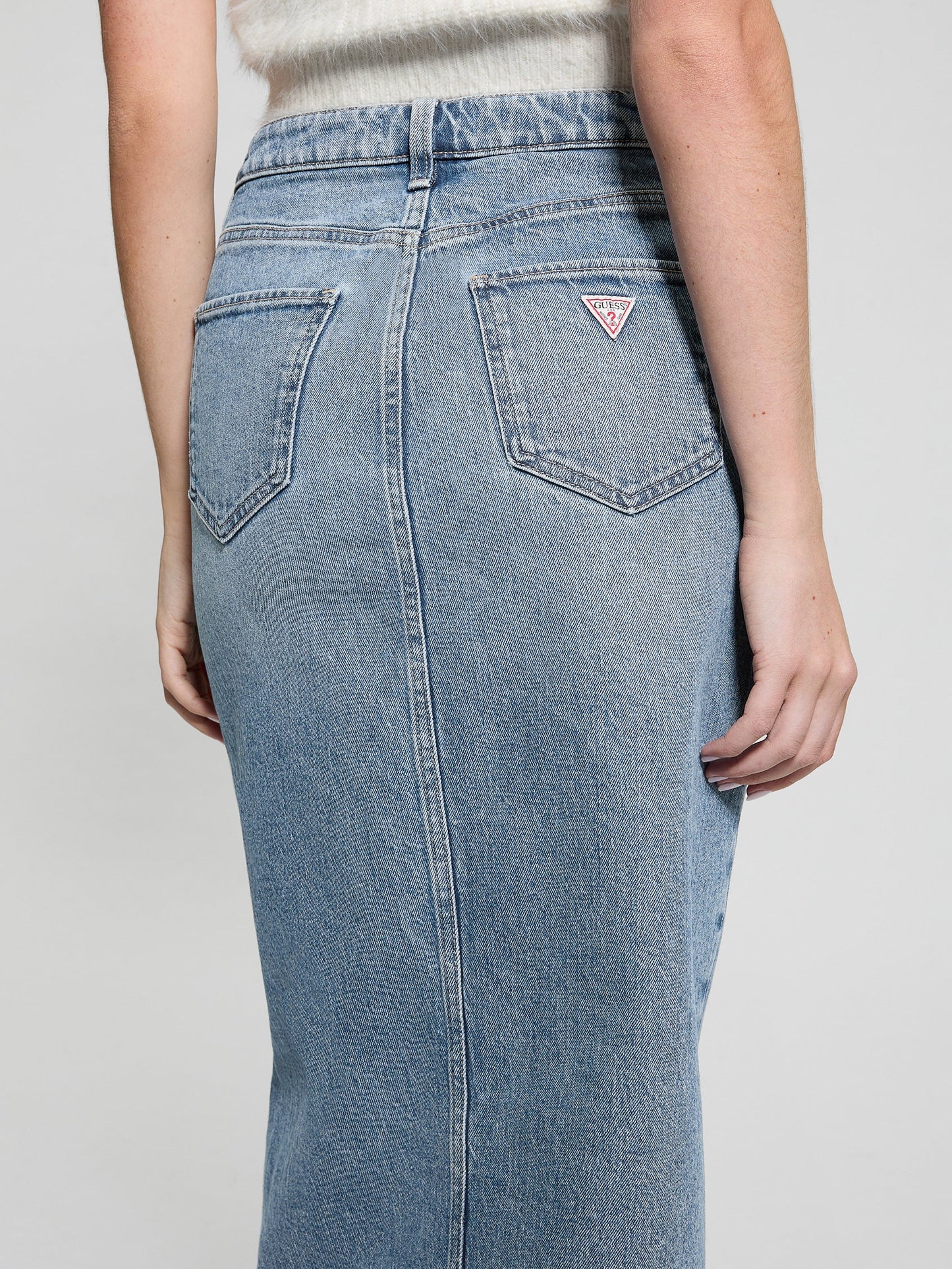 MILA DENIM MIDI SKIR