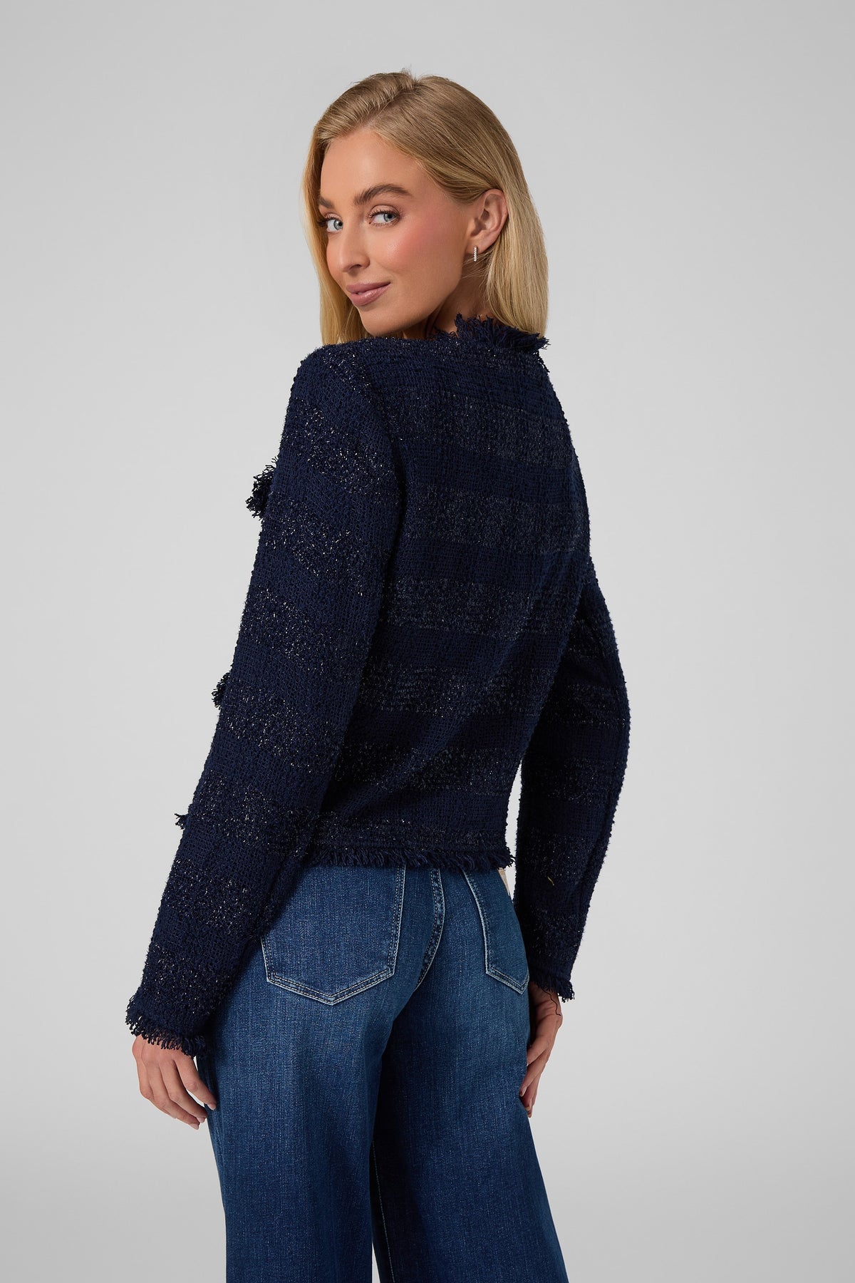 JENNY FRINGES TWEED