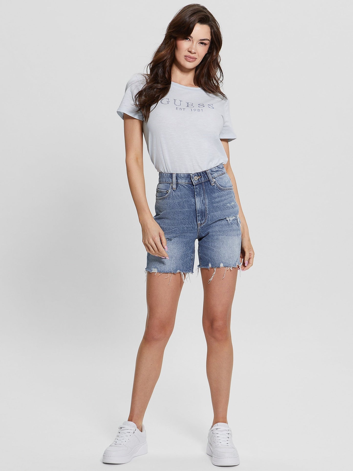 SS GUESS 1981 CRYSTAL EASY TEE
