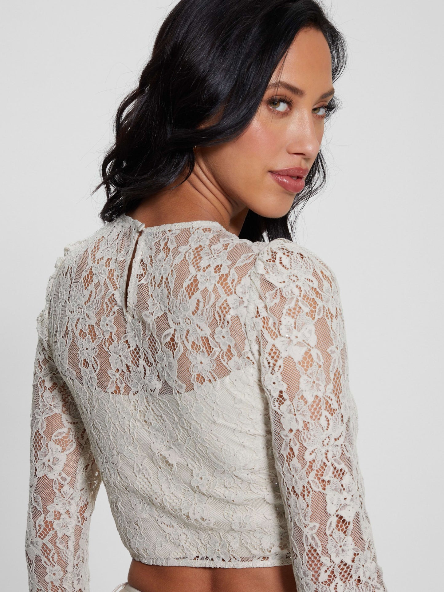 LS ARIEL WAISTED LACE TOP