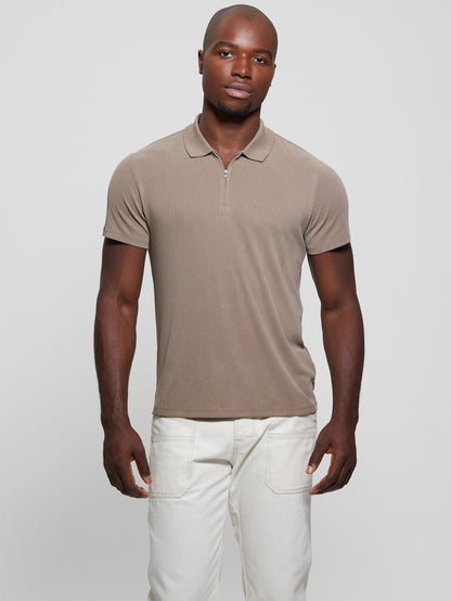 SS UNION RIB ZIP POLO