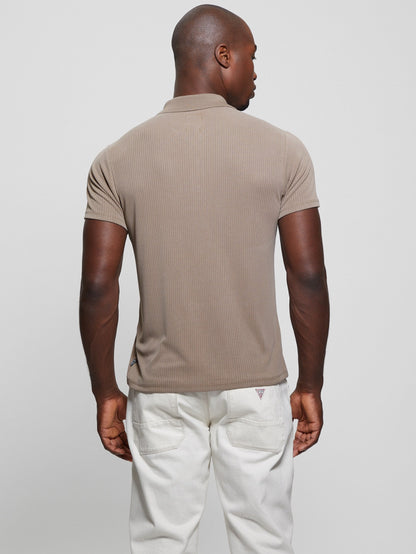 SS UNION RIB ZIP POLO