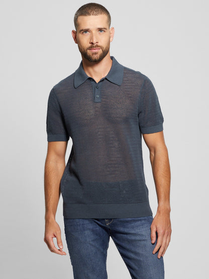 SS OPEN HERRINGBONE ERIC POLO