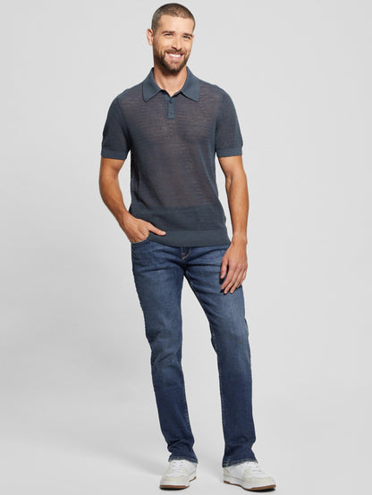 SS OPEN HERRINGBONE ERIC POLO
