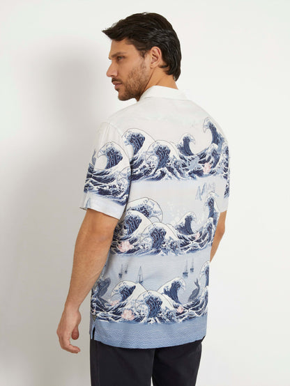 SS ECO RAYON WAVE SHIRT