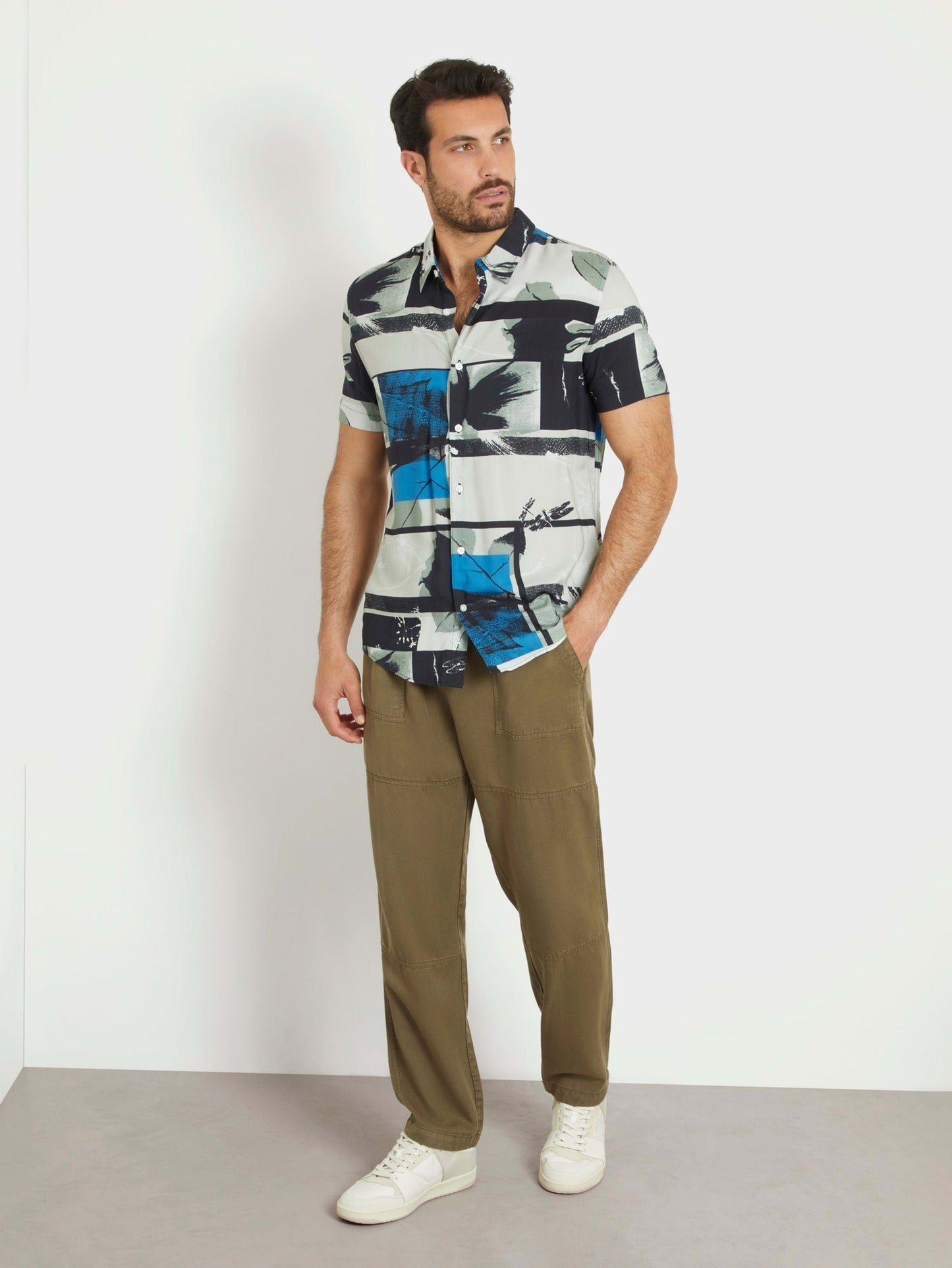 SS ECO RAYON PALM COLLAGE