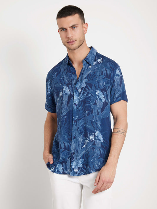 SS ECO RAYON TROPICAL SHIRT