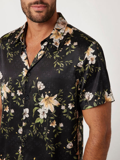 SS CHARM MIDNIGHT LILY SHIRT