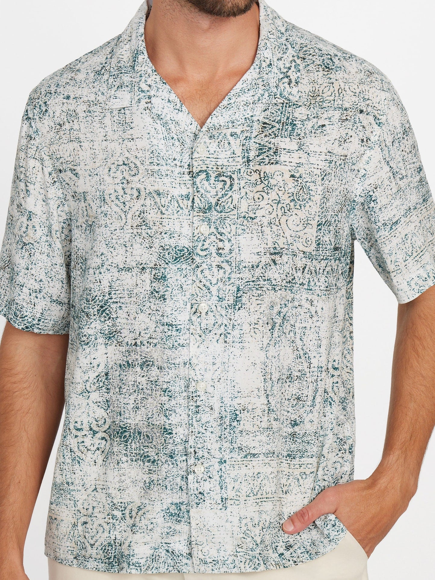 ECO RAYON PAISLEY SH