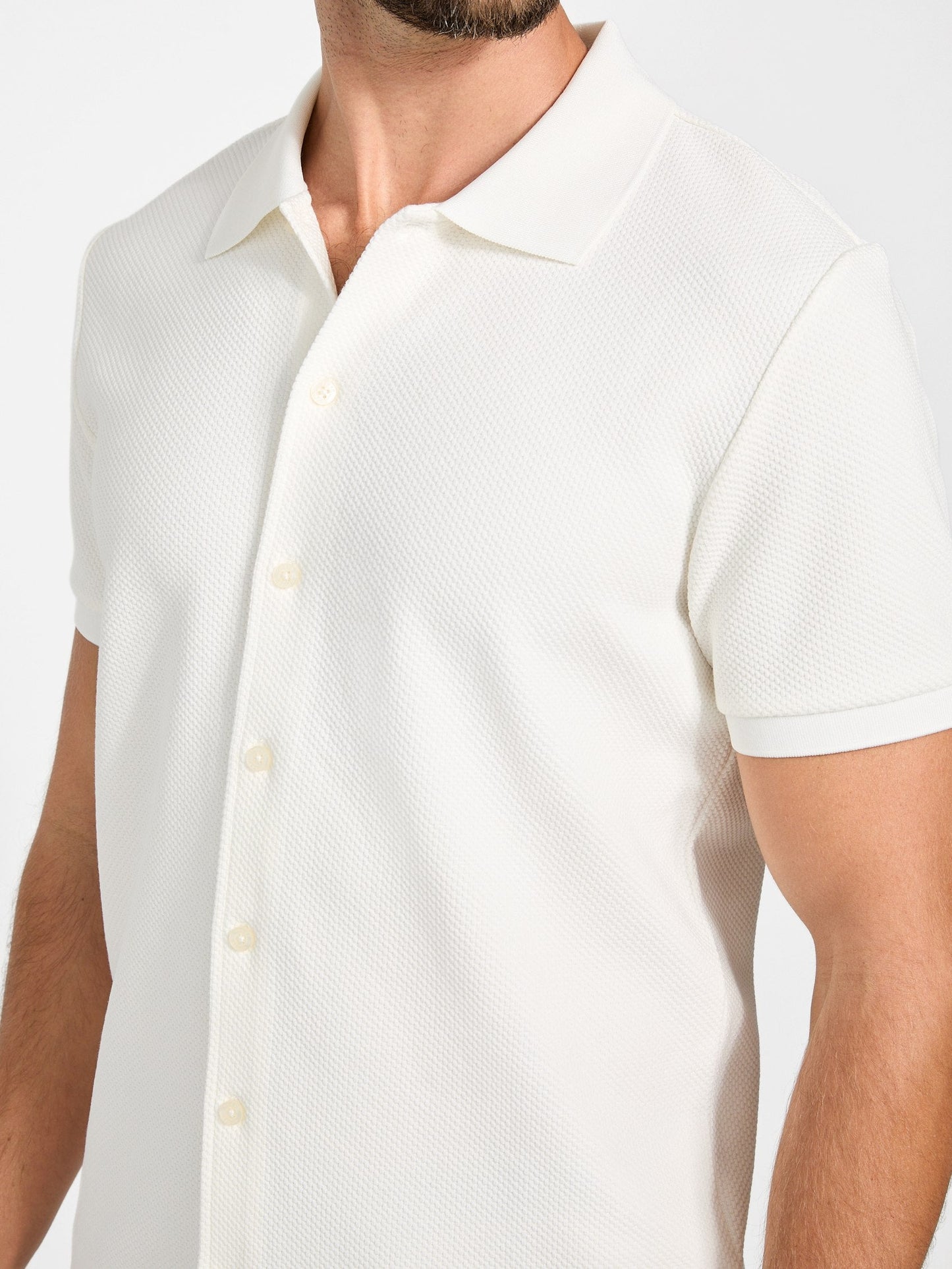 ECO SS AARON KNIT BU