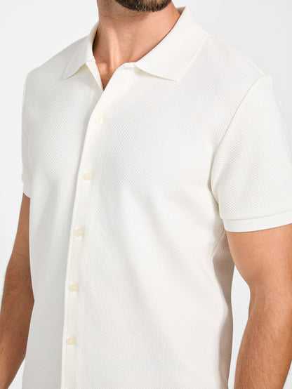 ECO SS AARON KNIT BU