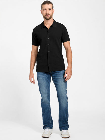 ECO SS AARON KNIT BU