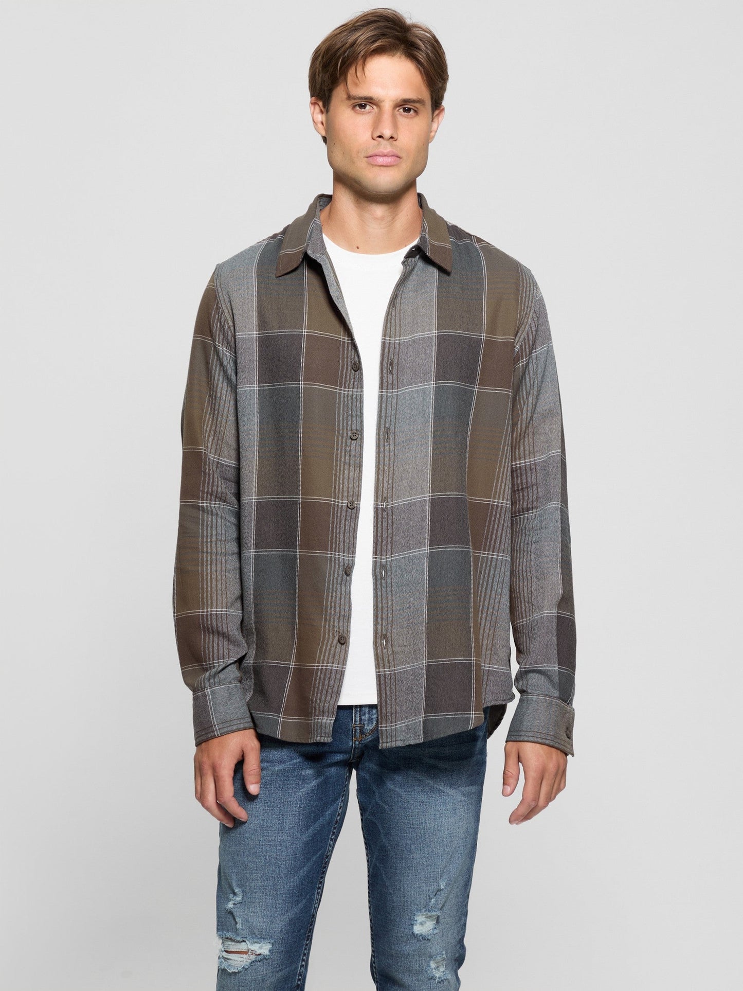 LS NOAH PLAID SHIRT