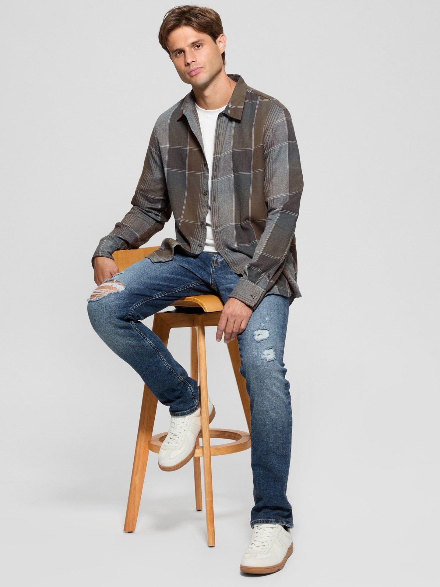 LS NOAH PLAID SHIRT