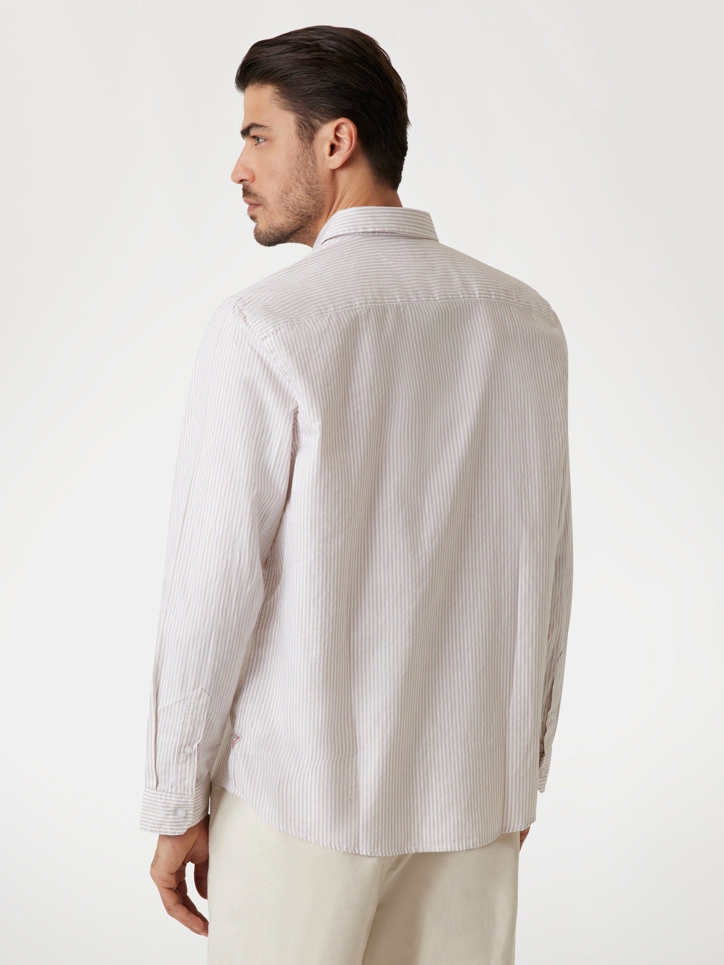 LS OXFORD STRIPE SHI
