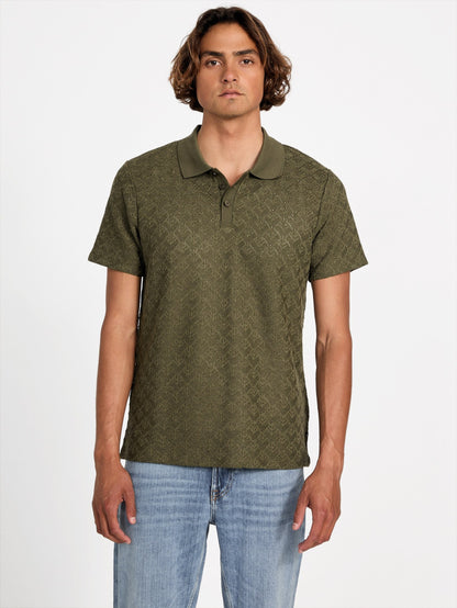 SS LOGAN KNIT POLO