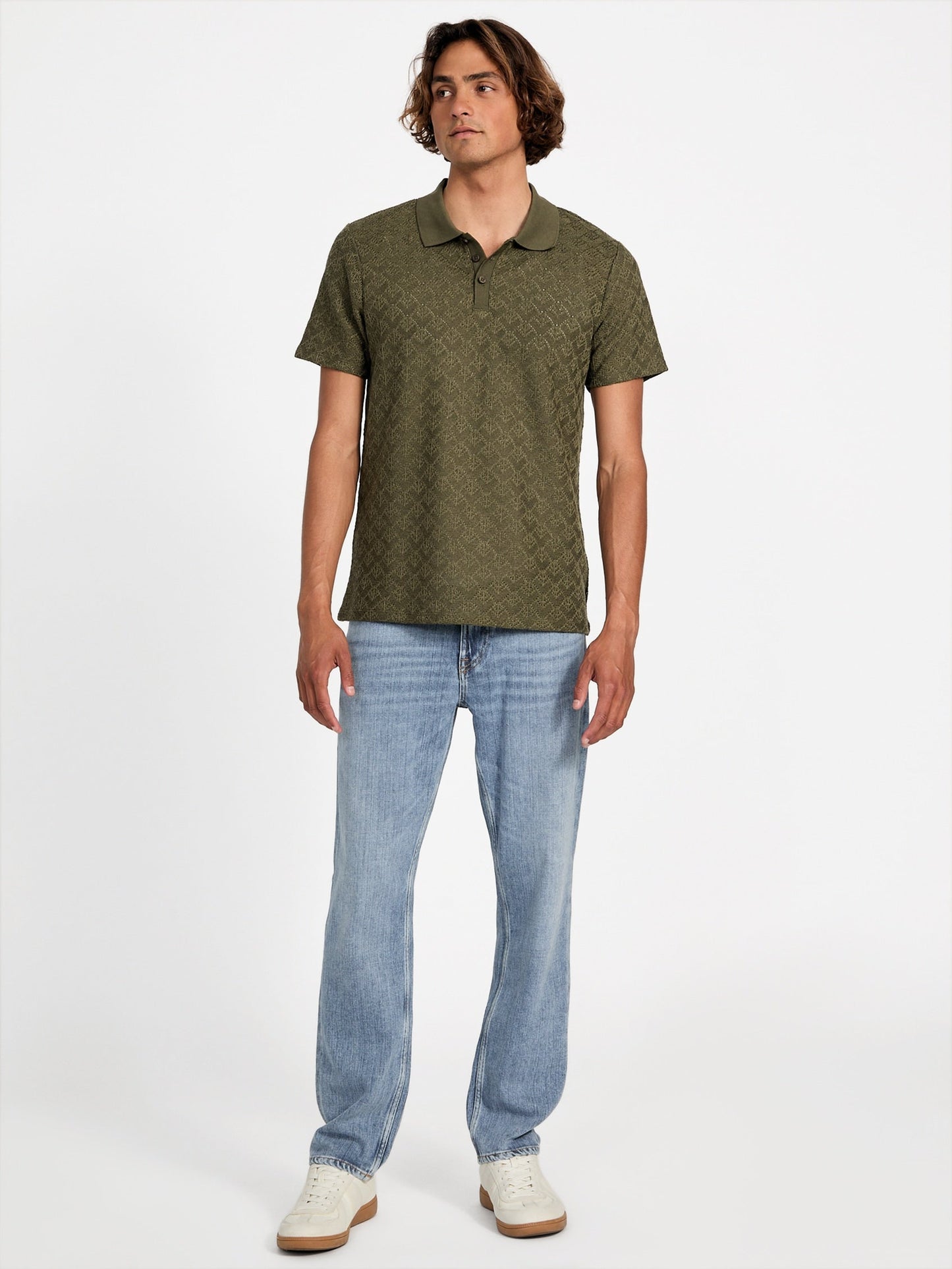 SS LOGAN KNIT POLO