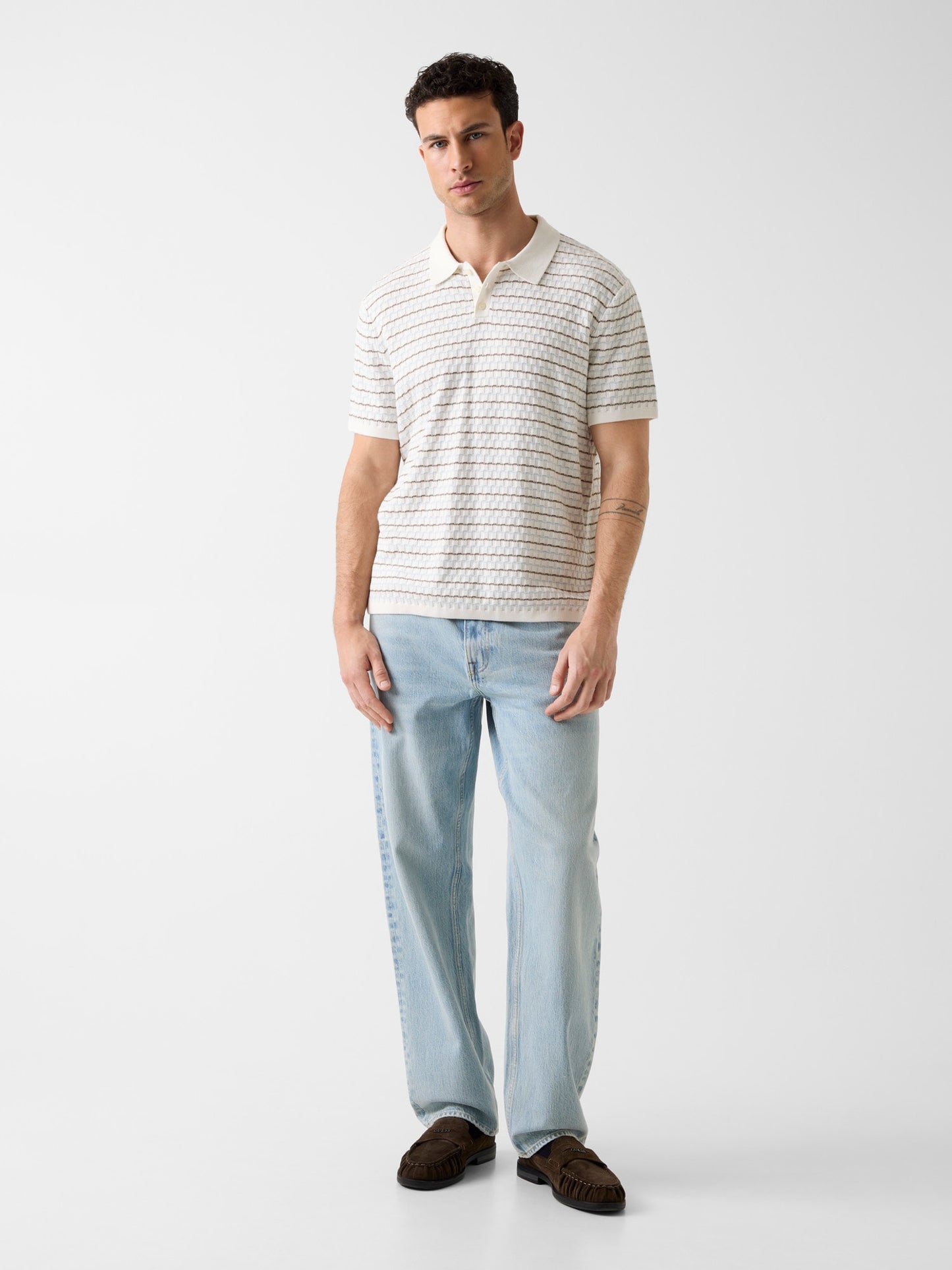 SS CHECKERED STRIPE