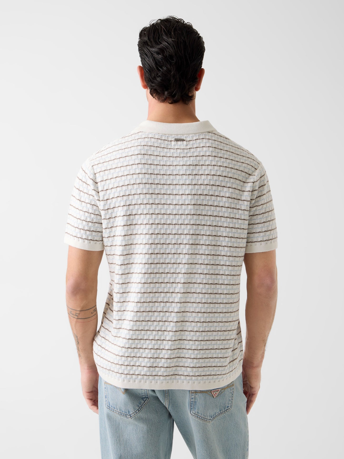 SS CHECKERED STRIPE