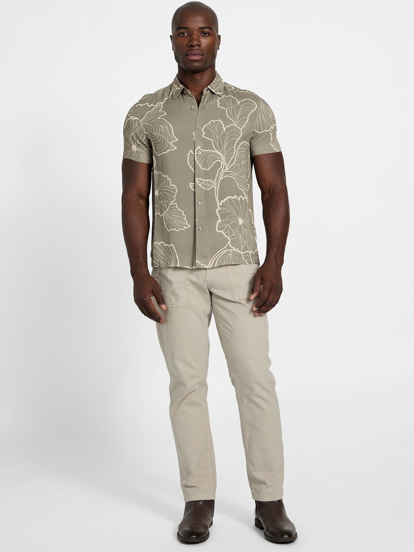 ECO RAYON FLORAL SS