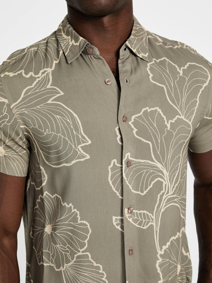 ECO RAYON FLORAL SS