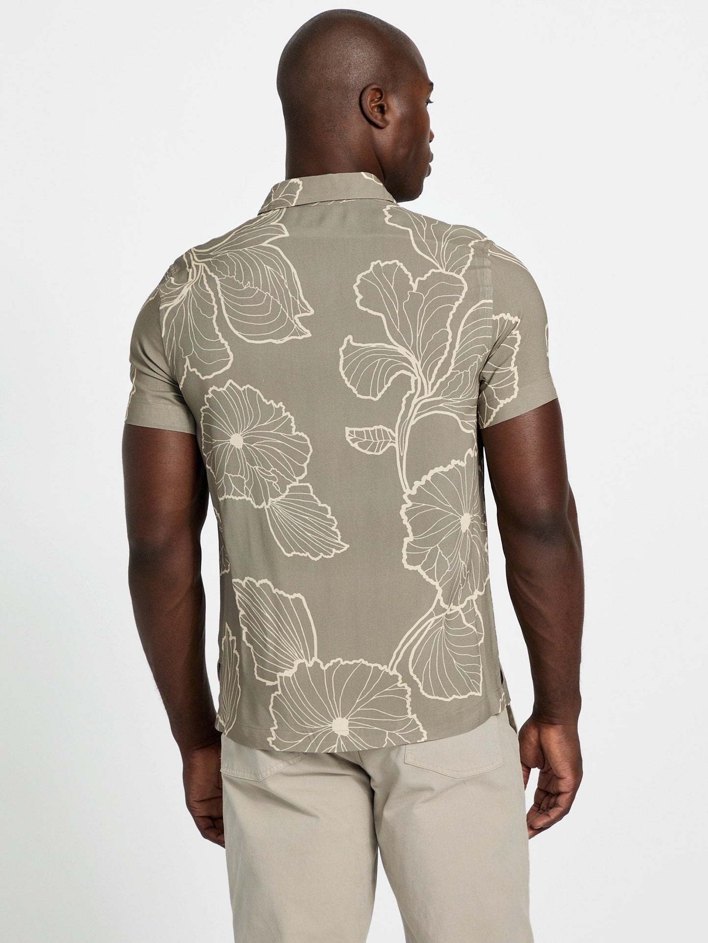 ECO RAYON FLORAL SS