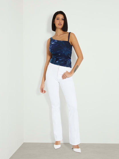 SL SHIRRED MESH DINAH TOP