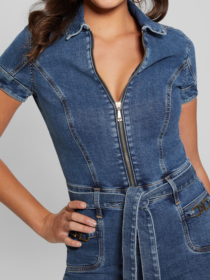 SS DEANA DENIM ROMPER