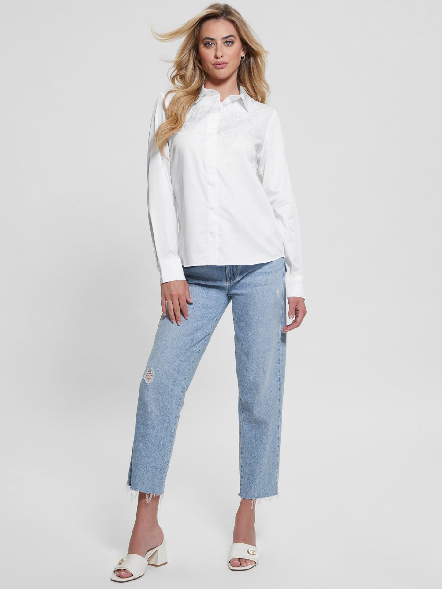 ROXANE LS POPELINE SHIRT