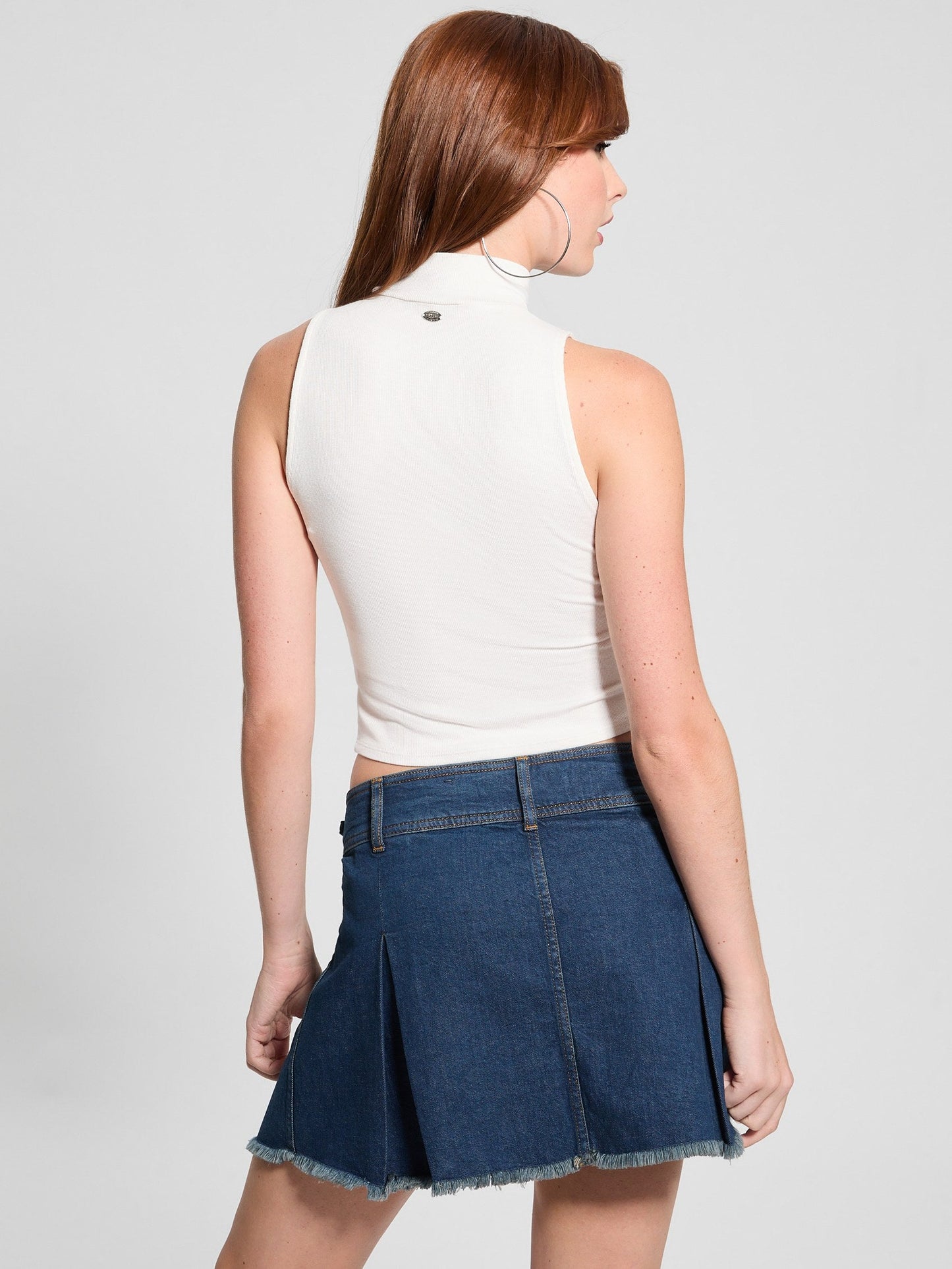 SL MOCK NK RIB PRISCILLA TANK