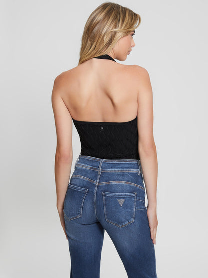 SL WAVY RIB LUCIA HALTER TOP