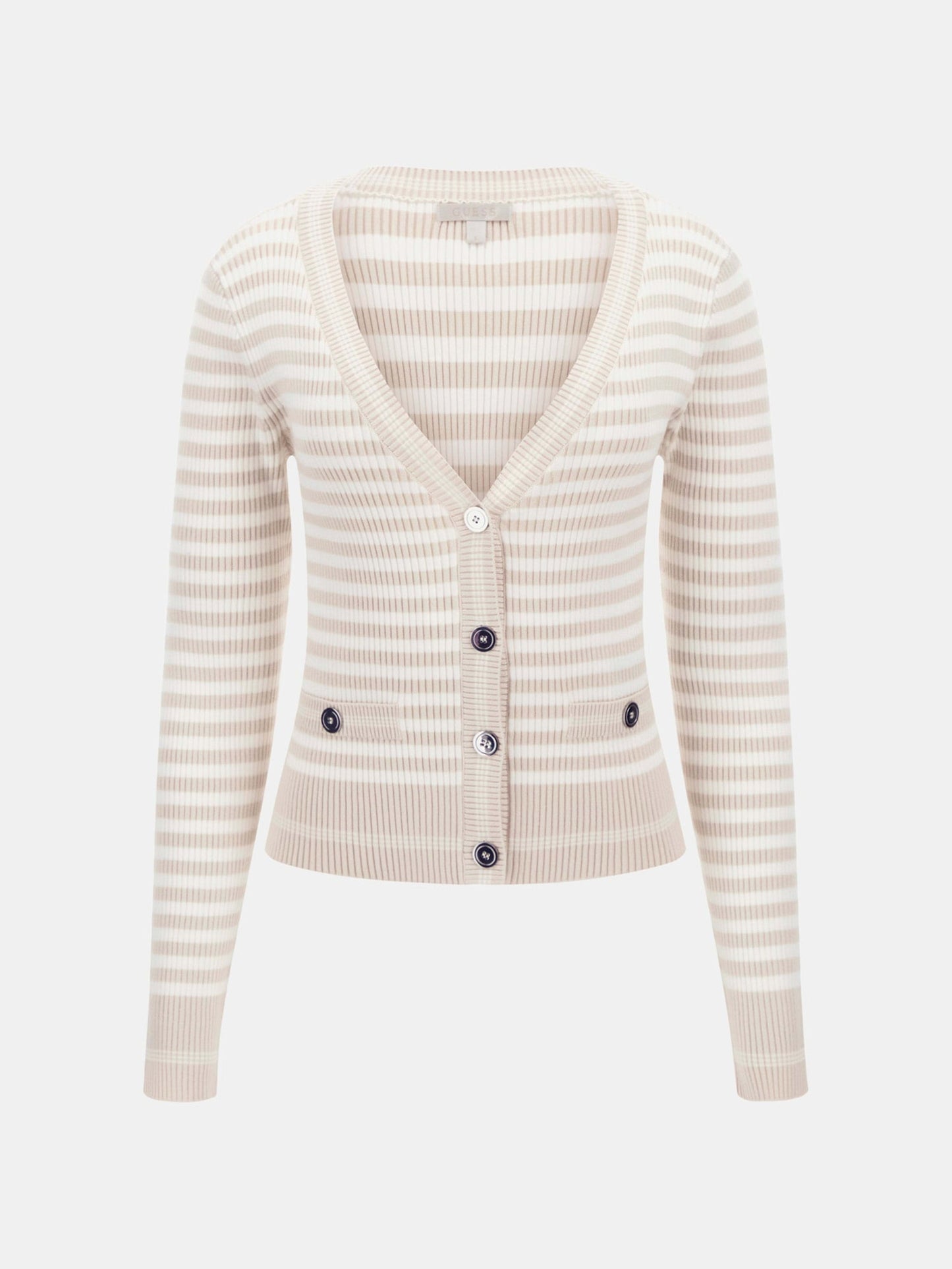 LS MIX STRIPE RIB MARTI CARDI