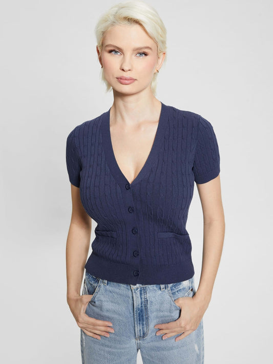 SS TWISTED CABLE LISA CARDIGAN