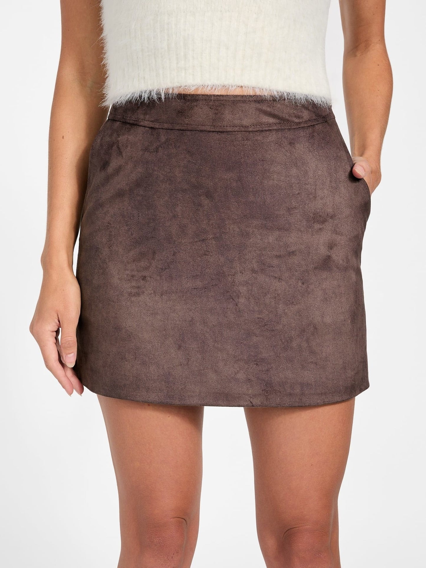 CAMRYN SUEDE SKIRT