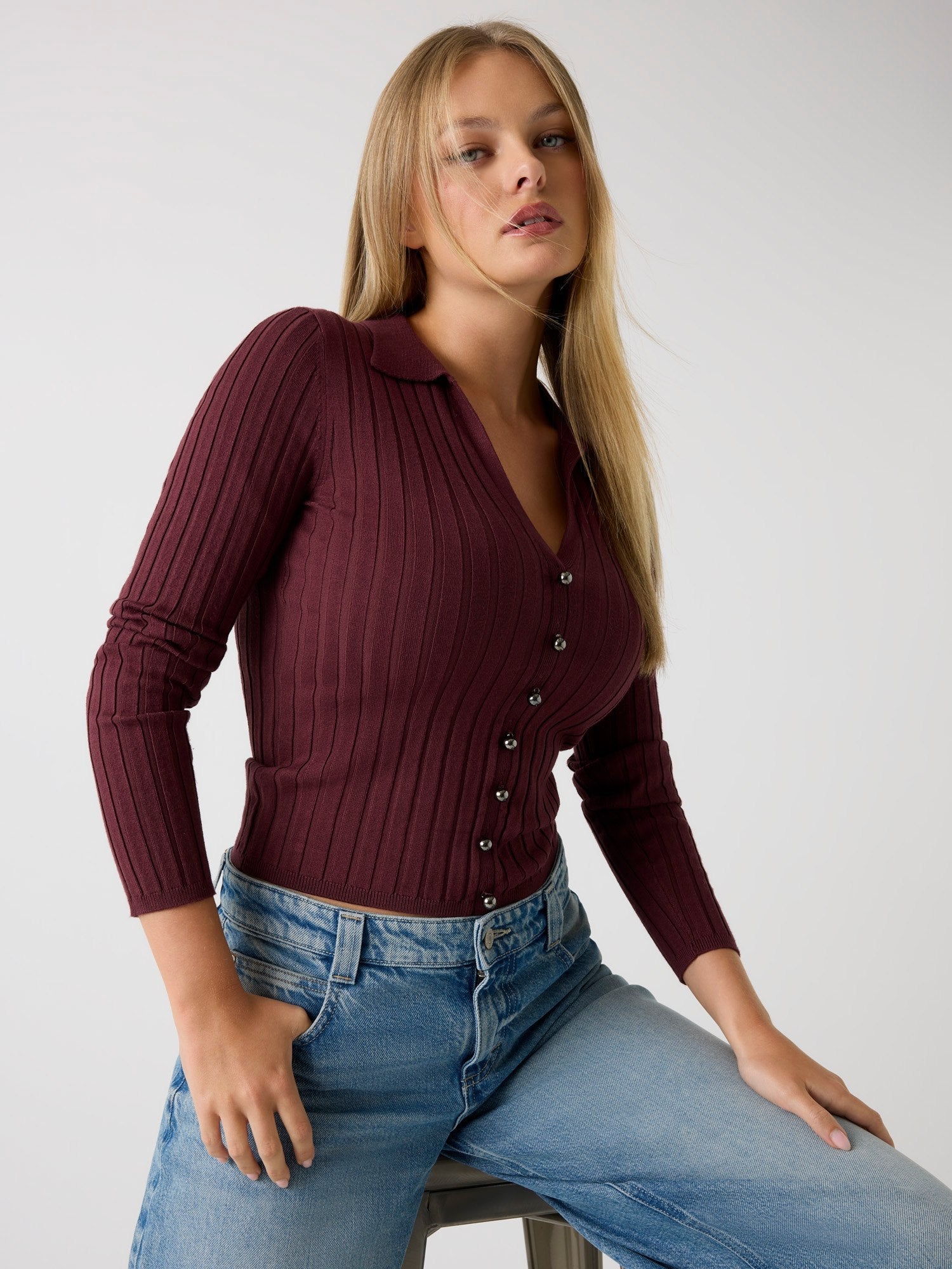 LS VN RIB MIRANDA SW – GUESS PANAMA | WEB OFICIAL