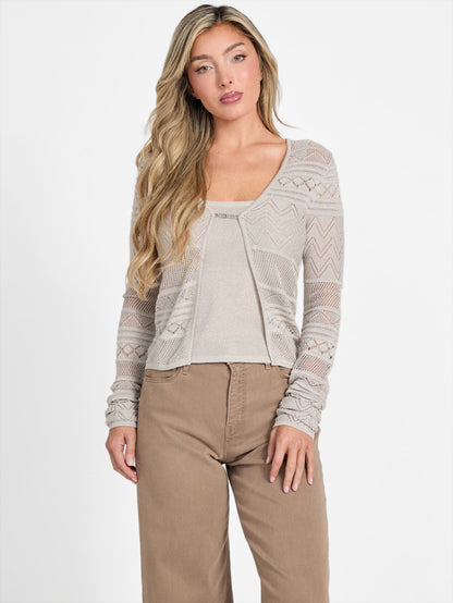 NELLIE LS CARDI SWTR
