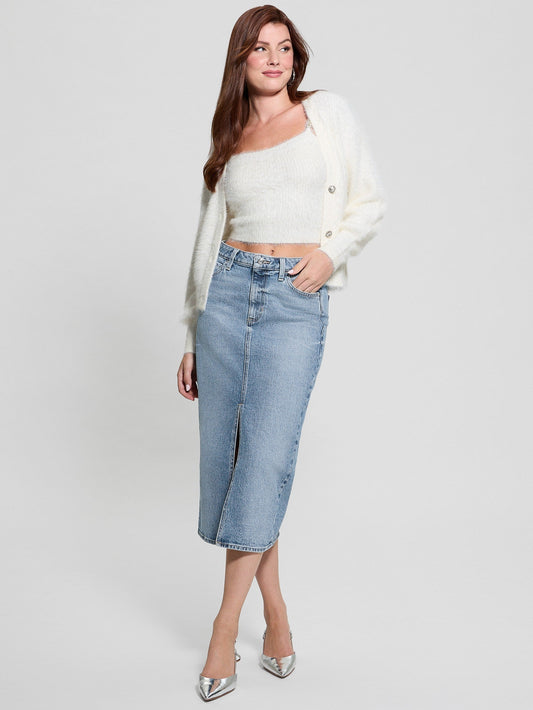 MILA DENIM MIDI SKIR
