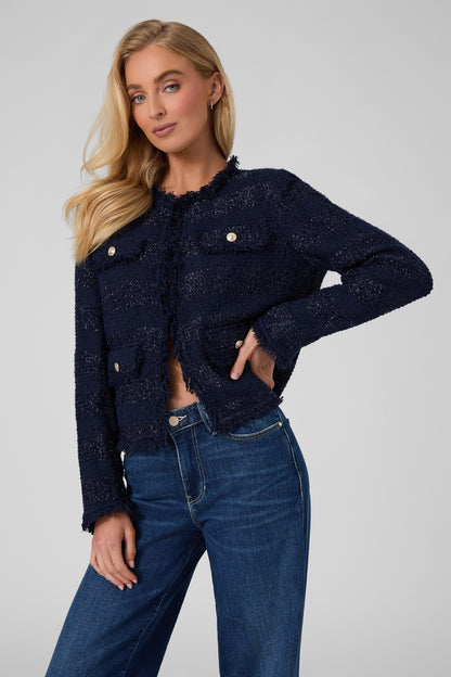 JENNY FRINGES TWEED