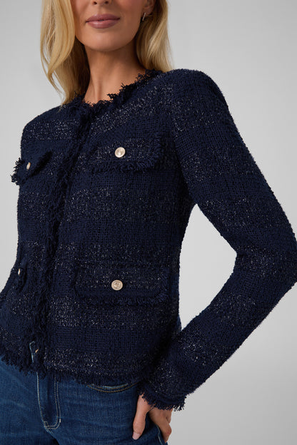 JENNY FRINGES TWEED