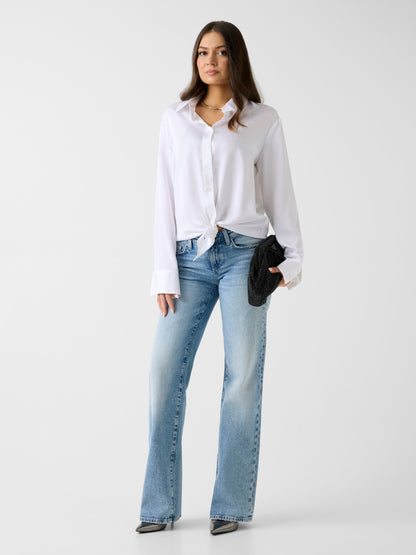 LS ISIDE BOW SHIRT