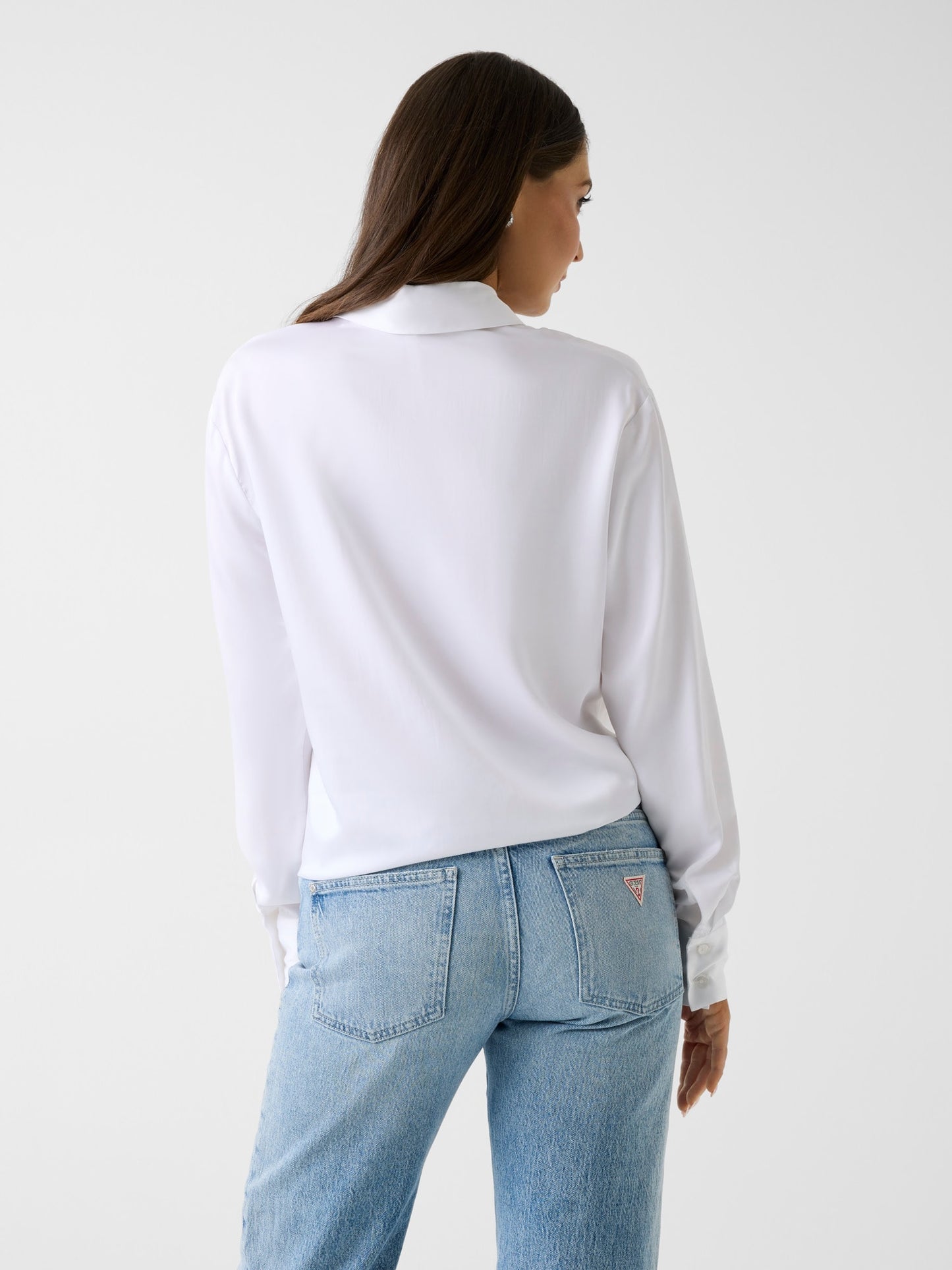 LS ISIDE BOW SHIRT