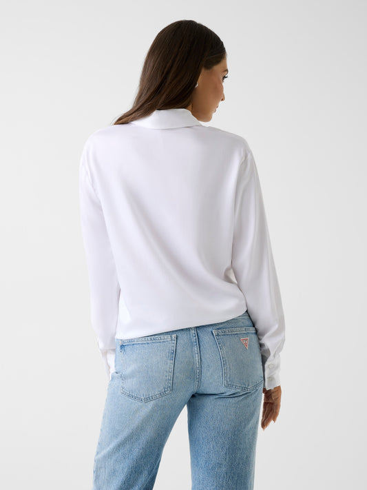 LS ISIDE BOW SHIRT